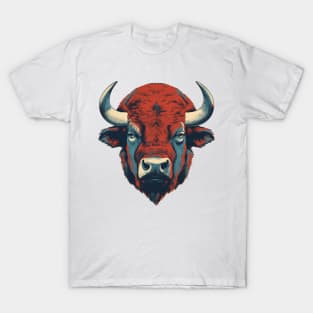 Buffalo Red Blue and  Ture T-Shirt